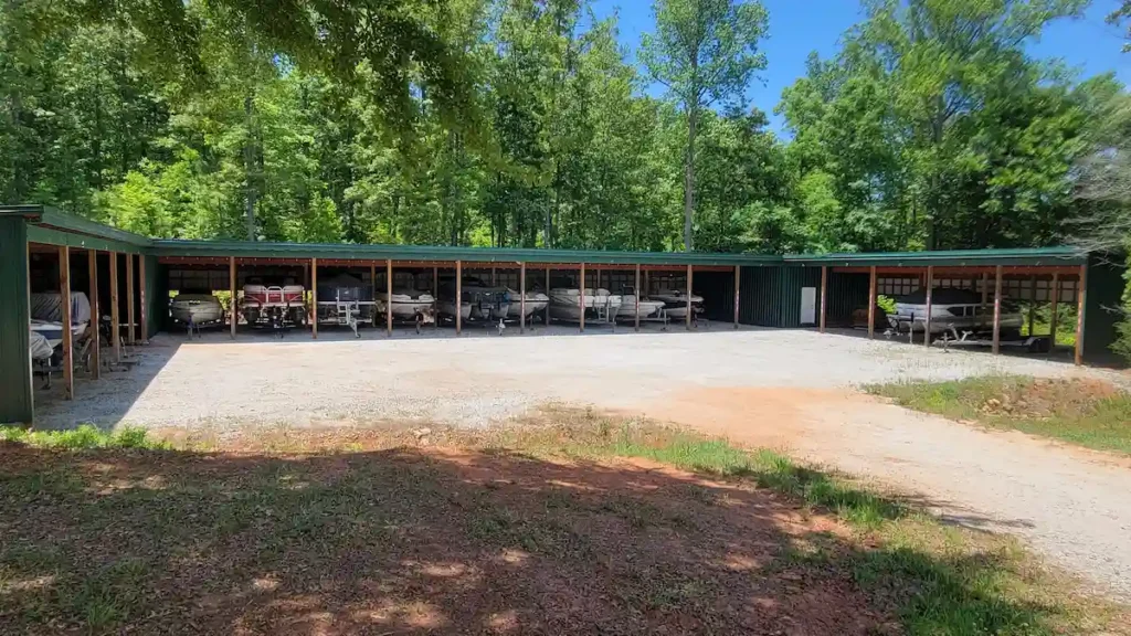 Covered Boat Storage